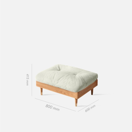 Cloud Sofa, L240-L300, Oak Cloud Sofa, L240-L300, Oak